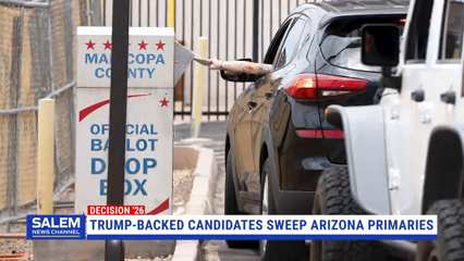Trump-Backed GOP Candidates Dominate Arizona Primaries