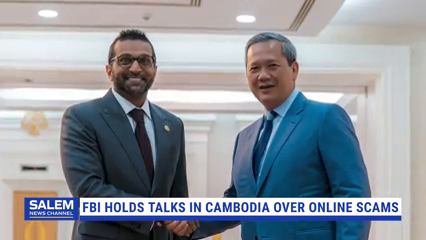 FBI Chief Holds Talks In Cambodia Over Closer Security Cooperation To Combat Online Scam Crimes