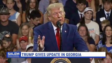 Trump Touts Affordability And Trump Accounts In Georgia