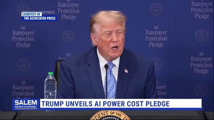 Trump Announces AI Energy Cost Pledge To Protect Consumers