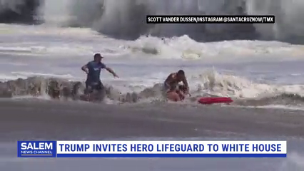 Trump to Honor California Lifeguard After Dramatic Ocean Rescue