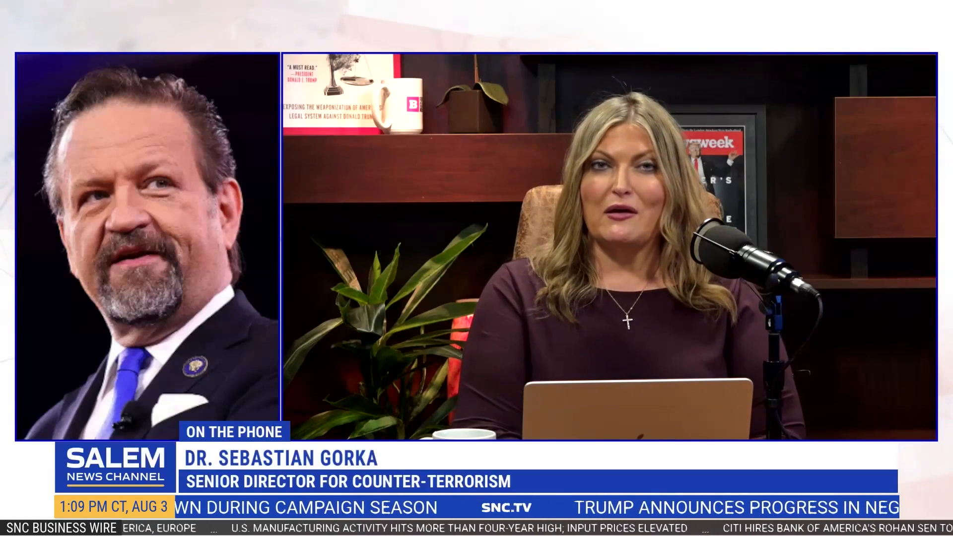 Dr. Sebastian Gorka details President Trump's plans and successes.