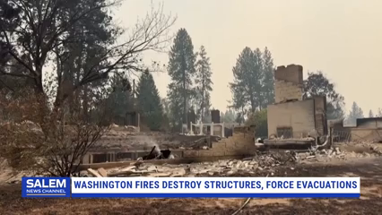 Washington State Fires Destroy Hundreds Of Structures, Force Spokane-Area Evacuations