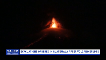 Guatemala's Fuego Volcano Erupts, Prompts Evacuations