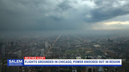 Severe Weather Pounds Illinois & Indiana, Knocking Out Power As Tornado Warning Sirens Blare