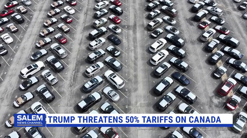 Trump Threatens 50% Tariffs On All Cars And Trucks From Canada Amid Trade Fight
