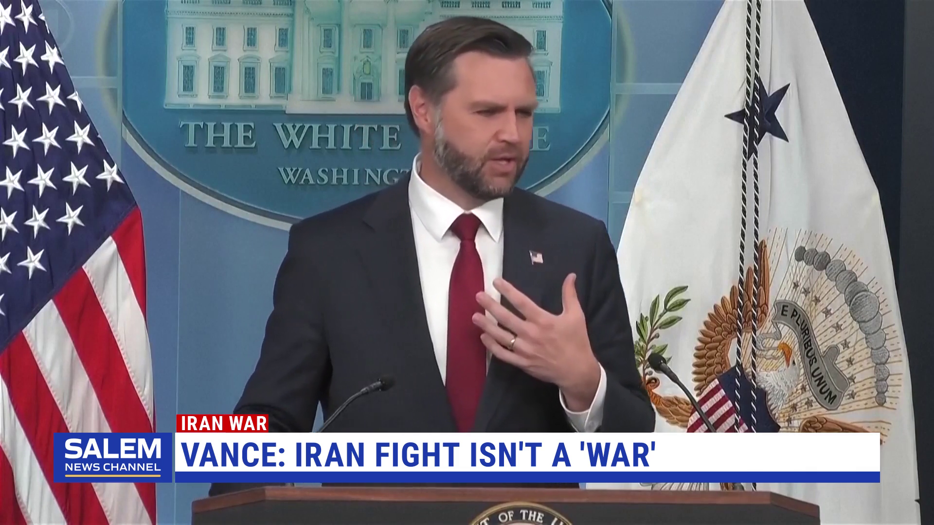 Vance Says Iran Fight Isn't A 'War'