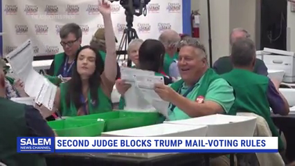 Second Judge Blocks Trump Mail-Voting Rules Ahead Of Midterms