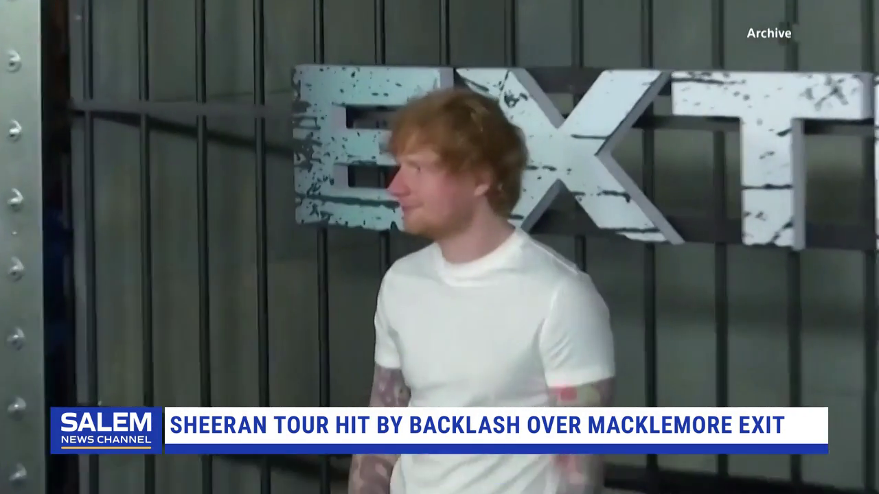 Ed Sheeran Tour Faces Backlash After Macklemore Dropped Over Pro 