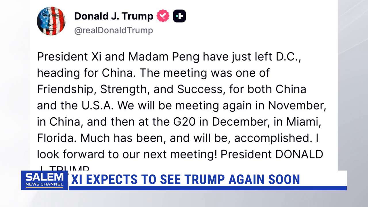 China's Xi Wraps Up U.S. Visit