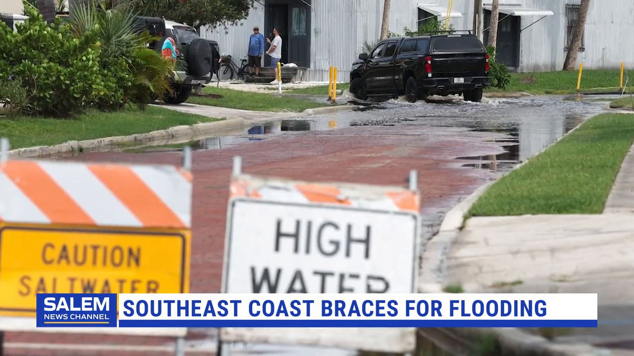 Coastal Flood Warnings In Place Across Southeast