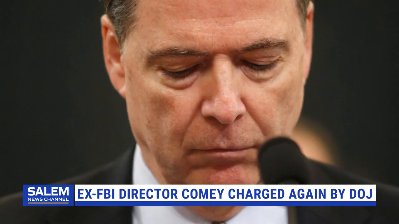 Ex-FBI Chief James Comey Charged Again By Trump Administration's DOJ